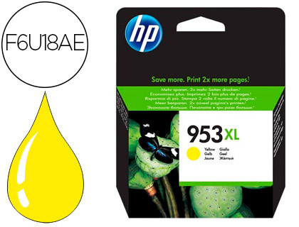 INK-JET HP 953XL OFFICEJET PRO 7730-7740/8710/8715 /8720/8725/8730/8740/ 8745 AMARILLO 1.450 PAG