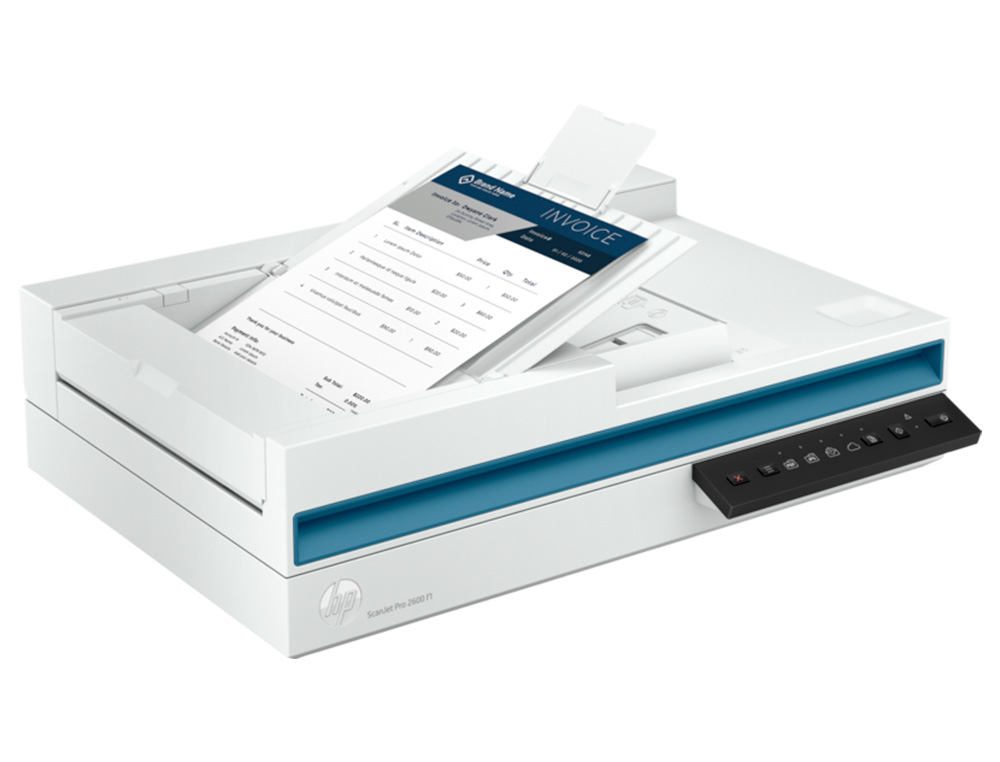 ESCANER HP SCANJET PRO 2600 F1 LED USB 2.0 25 PPM/50 IPM DUPLEX 1200 PPP ALIMENTADOR 60 HOJAS
