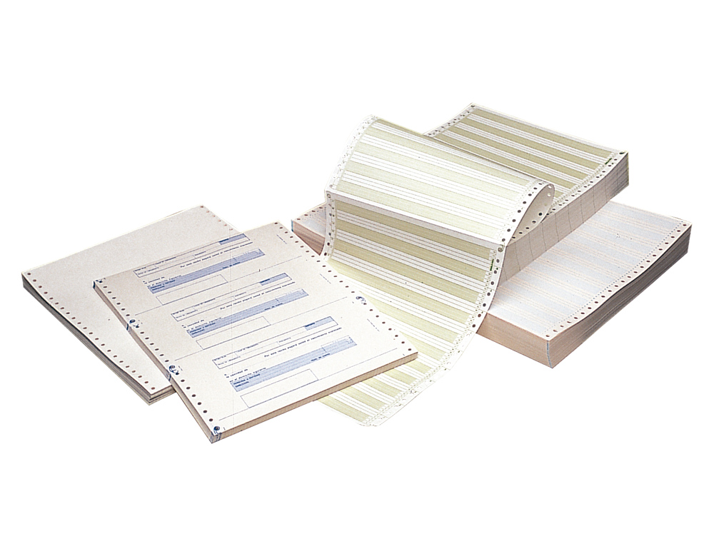 PAPEL CONTINUO 240X11 PAUTADO CAJA DE 2500 HOJAS