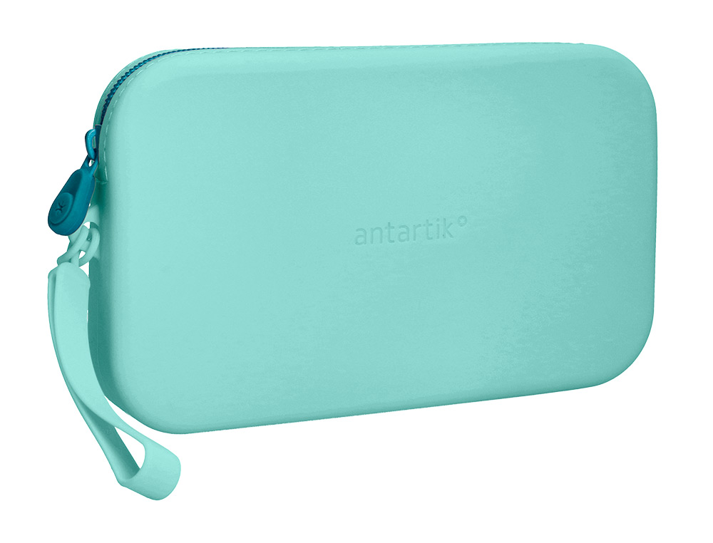 ESTUCHE PORTATODO ANTARTIK TROPICAL DIVE SILICONA SOFT RECTANGULAR 190X120X25 MM MENTA