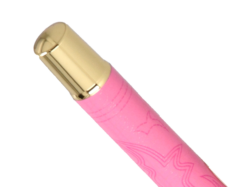 ROLLER BELIUS WILD WEST ALUMINIO COLOR ROSA DORADO TINTA COLOR NEGRO CAJA DE DISEÑO