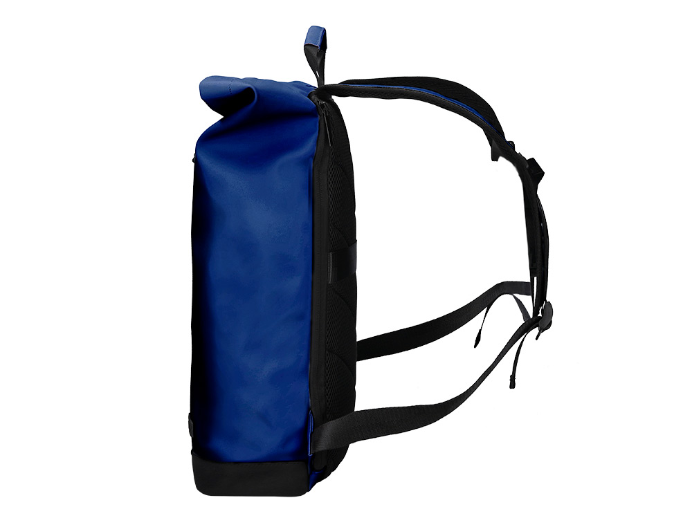 MOCHILA ANTARTIK ROLL PACK WATERPROOF ENROLLABLE GRAN CAPACIDAD AZUL MARINO 480X130X280MM