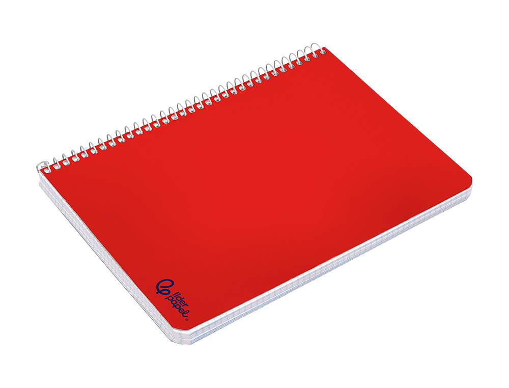 CUADERNO ESPIRAL LIDERPAPEL DIN A5 WITTY TAPA DURA 80H 90GR MILIMETRADO 2MM COLORES SURTIDOS