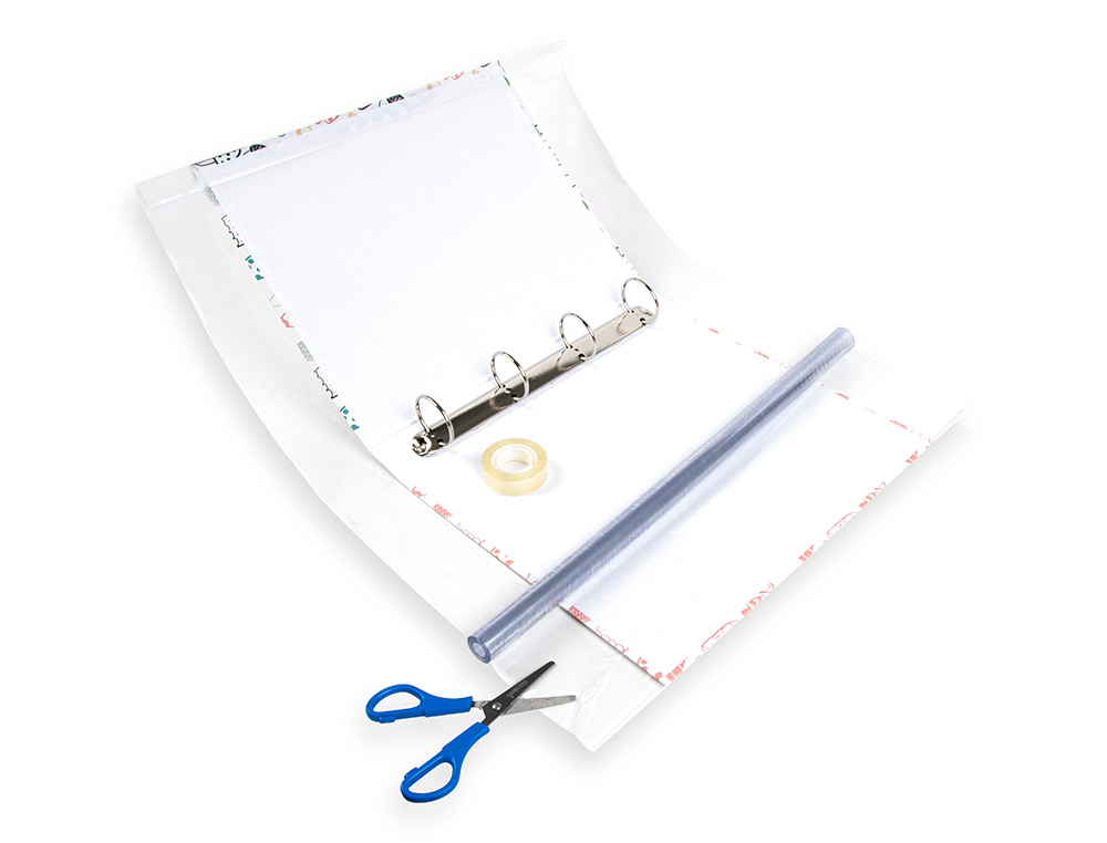 ROLLO PLASTICO FORRALIBROS LIDERPAPEL 0,45X5 MT 70 MC