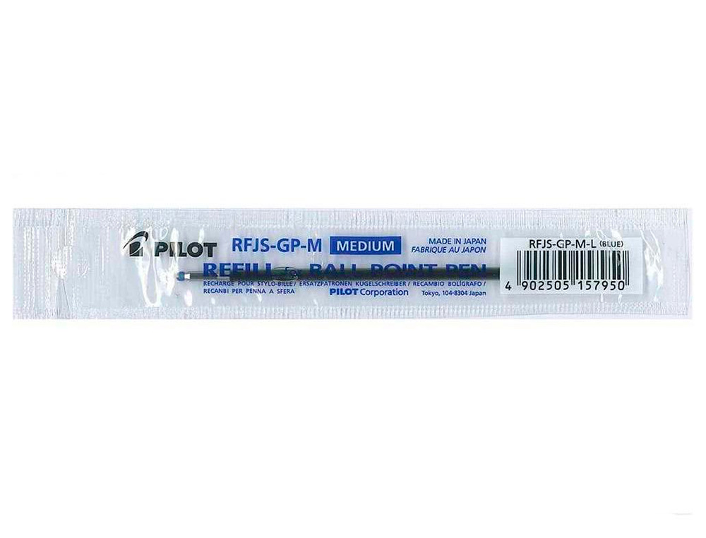 RECAMBIO BOLIGRAFO PILOT SUPER GRIP Y DR.GRIP AZUL