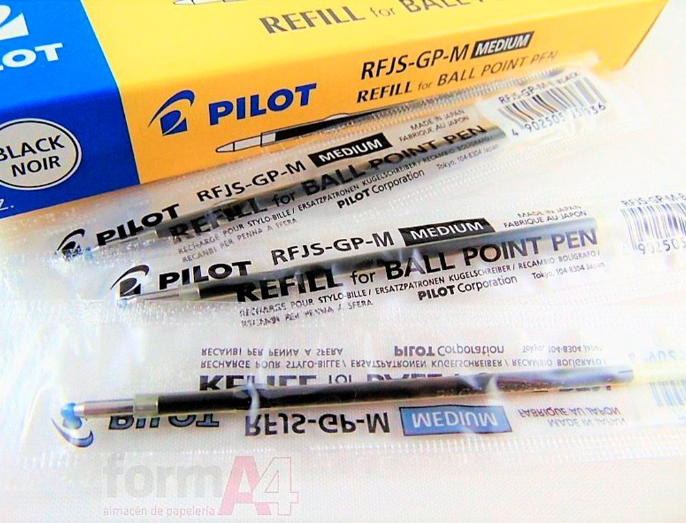 RECAMBIO BOLIGRAFO PILOT SUPER GRIP Y DR.GRIP AZUL