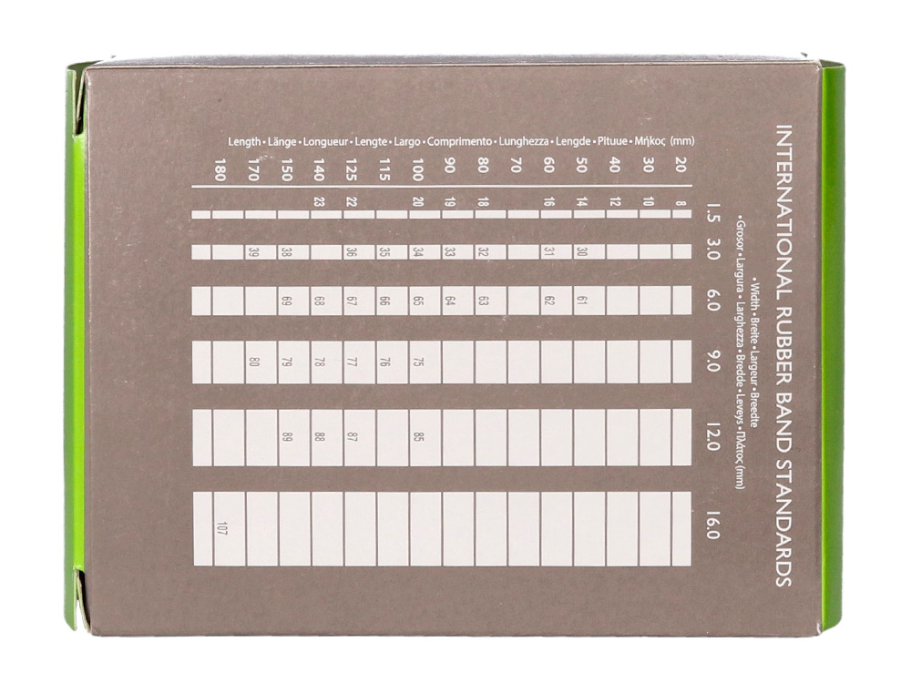 GOMILLAS ELASTICAS Q-CONNECT 100 GR NUMERO 9 90 X 2 MM