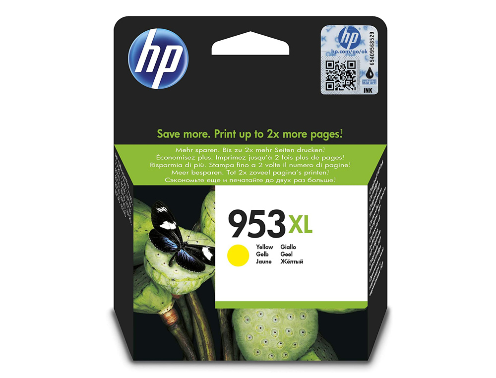 INK-JET HP 953XL OFFICEJET PRO 7730-7740/8710/8715 /8720/8725/8730/8740/ 8745 AMARILLO 1.450 PAG