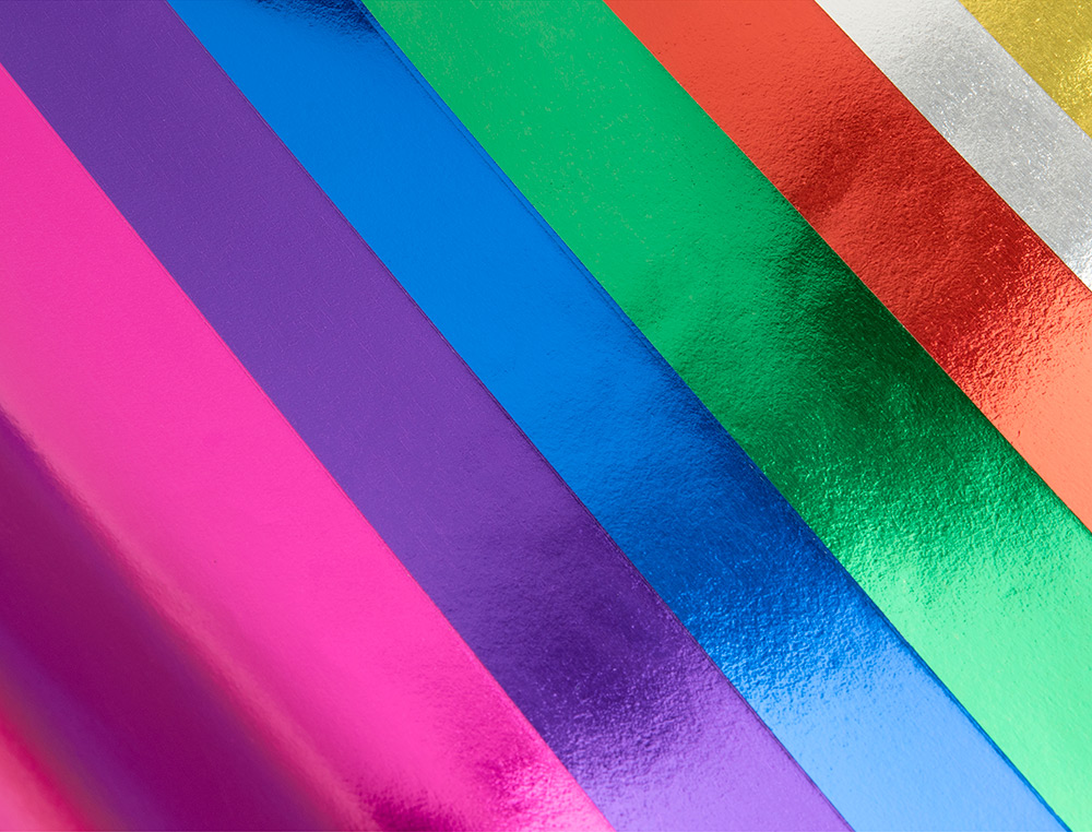 BLOC TRABAJOS MANUALES LIDERPAPEL PAPEL METALIZADO 240X315 MM 10 HOJAS COLORES SURTIDOS
