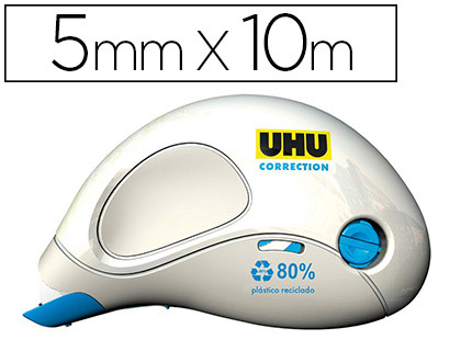 CORRECTOR UHU ROLLER COMPACTO 5 MM X 10 M